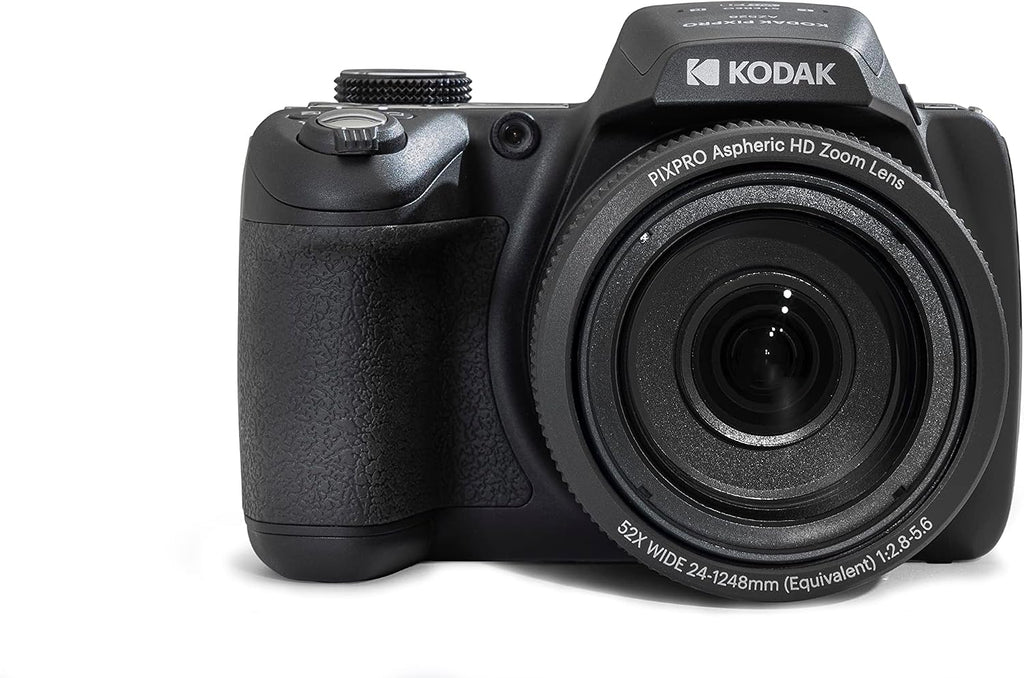 Kodak PIXPRO Astro Zoom AZ528-BK 16 MP Digital Camera with 52x Optical Zoom 24mm Wide Angle Lens 6 fps Burst Shooting 1080P Full HD Video Wi-Fi Connectivity and a 3' LCD Screen (Black)