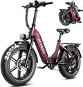 Heybike Ranger 20'x4.0' Fat Tire Folding Electric Bike for Adults, 1200W/1800W Peak Motor, 28/32MPH, up to 55/90 Miles Range, UL2849 Certified Removable Battery for Commute Beach Mountain Snow E Bike