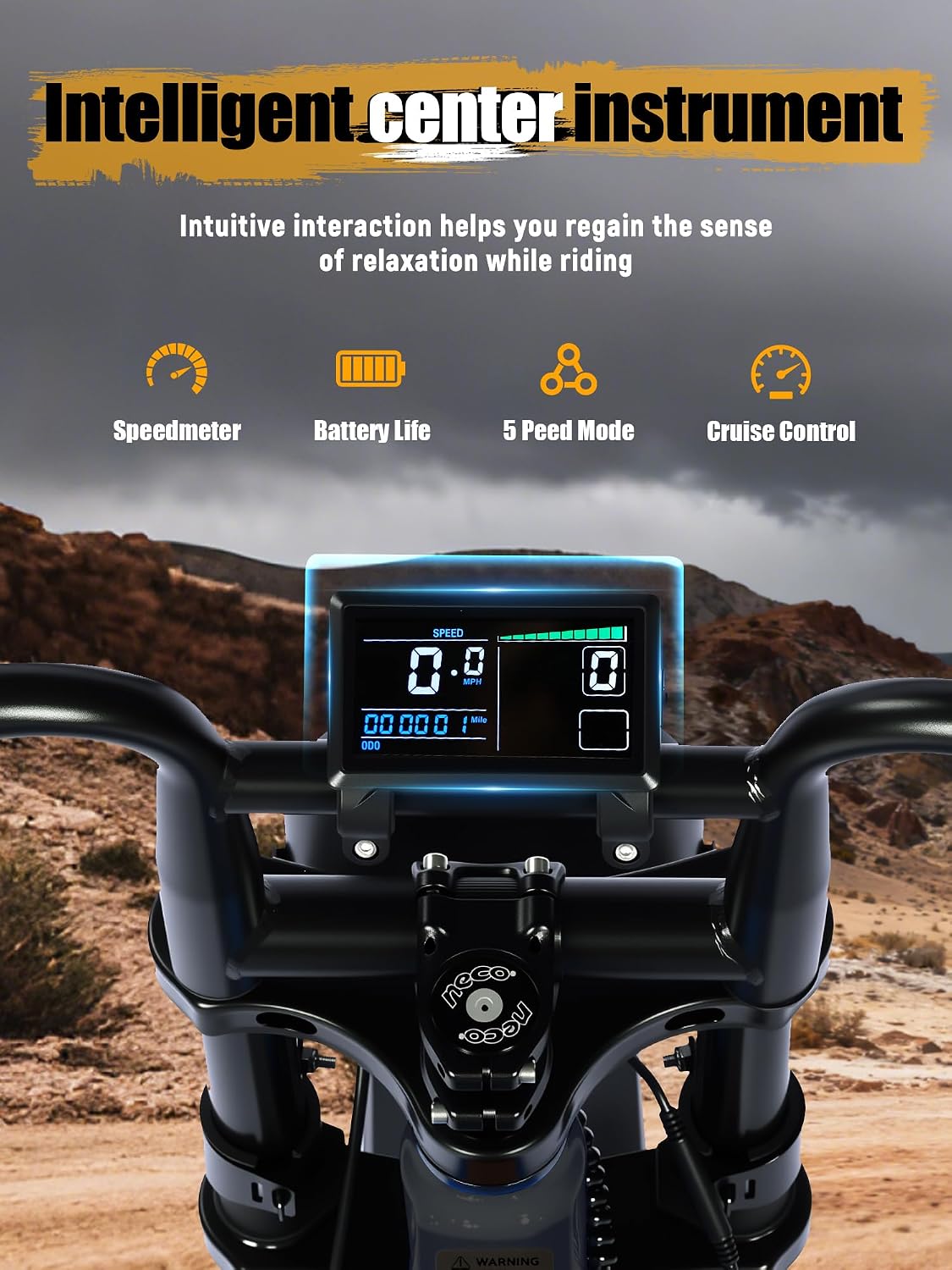 ESKUTE V200 Electric Dirt Bike for Adults,52V20.8Ah Battery,20' x4.0 Fat Tire,32MPH,NFC Unlock Color Display,7-Speed Dual Suspension,Dirt E-Bike,80 Miles, Streamlined Frame, E-Bike for Youth & Adults