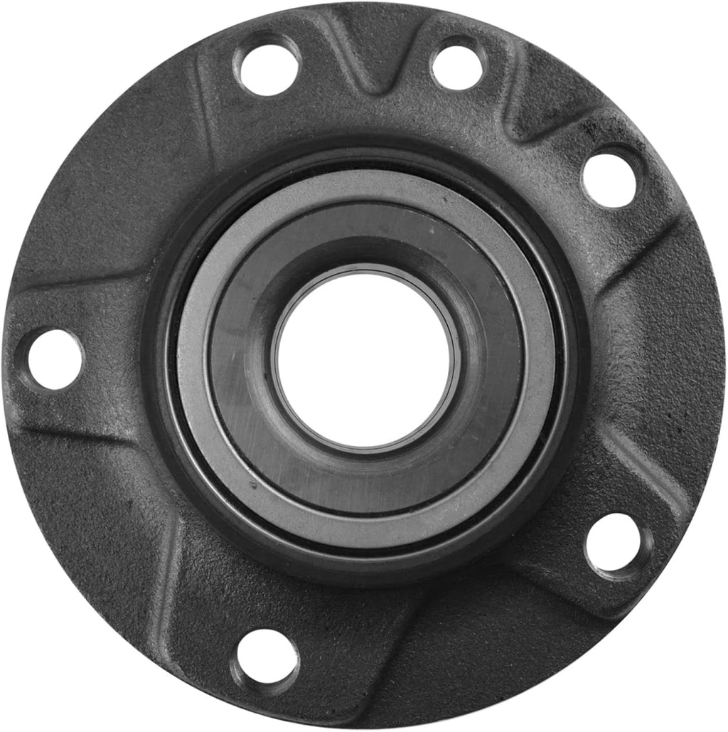 TRQ 2 Piece Front Rear Wheel Bearing & Hub Assembly Set Compatible with 2013-2016 Dodge Dart