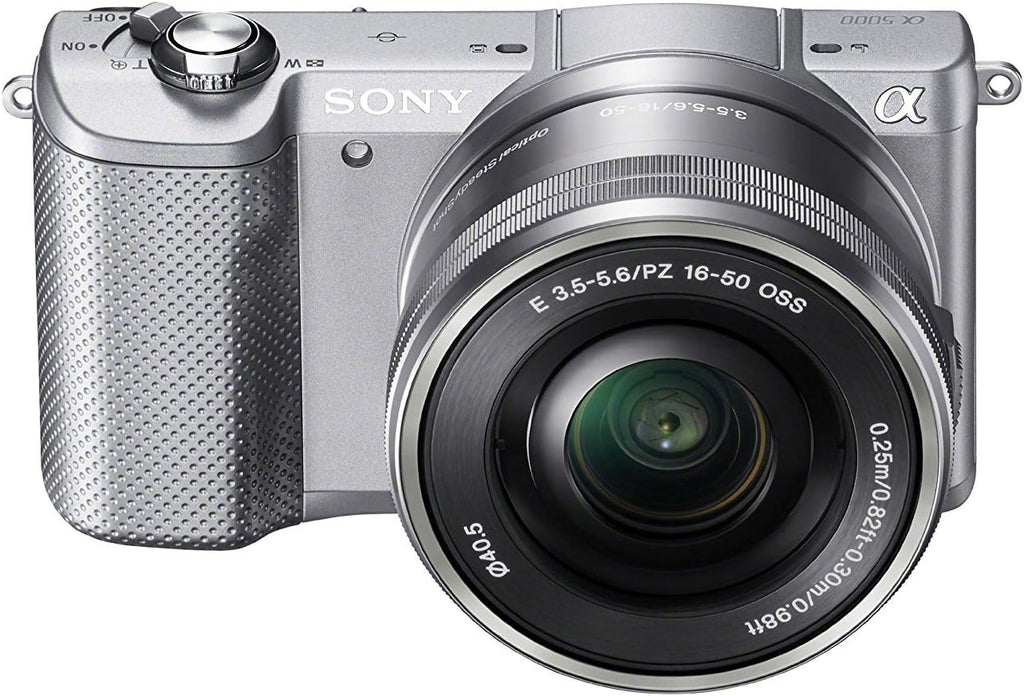 Sony Alpha a5000 Mirrorless Digital Camera with 16-50mm OSS Lens (Silver)