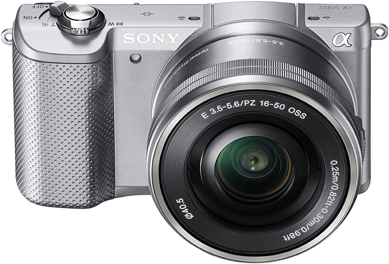 Sony Alpha a5000 Mirrorless Digital Camera with 16-50mm OSS Lens (Silver)