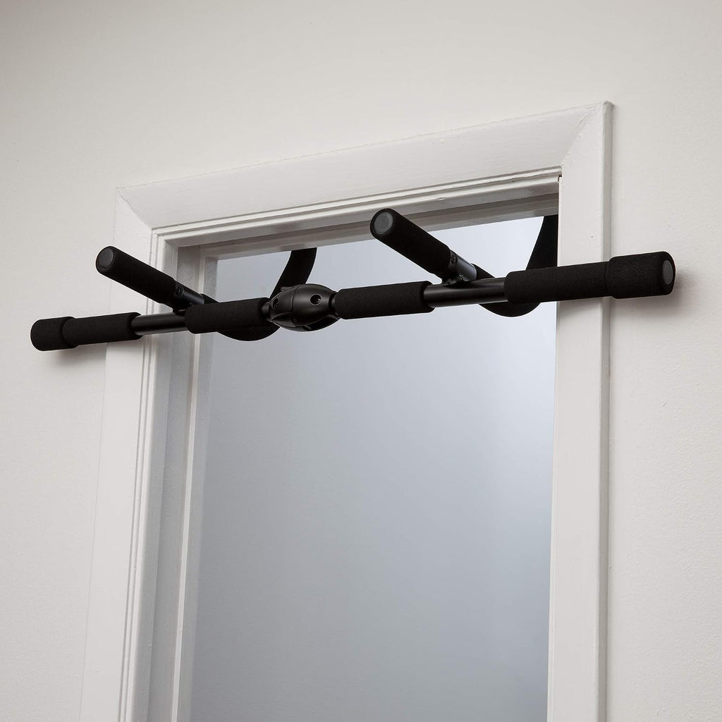 FLEXR Foldable, Travel-Friendly Pull Up Bar Fits in Doors and Doorways, No Screws | Portable, Easy to Store