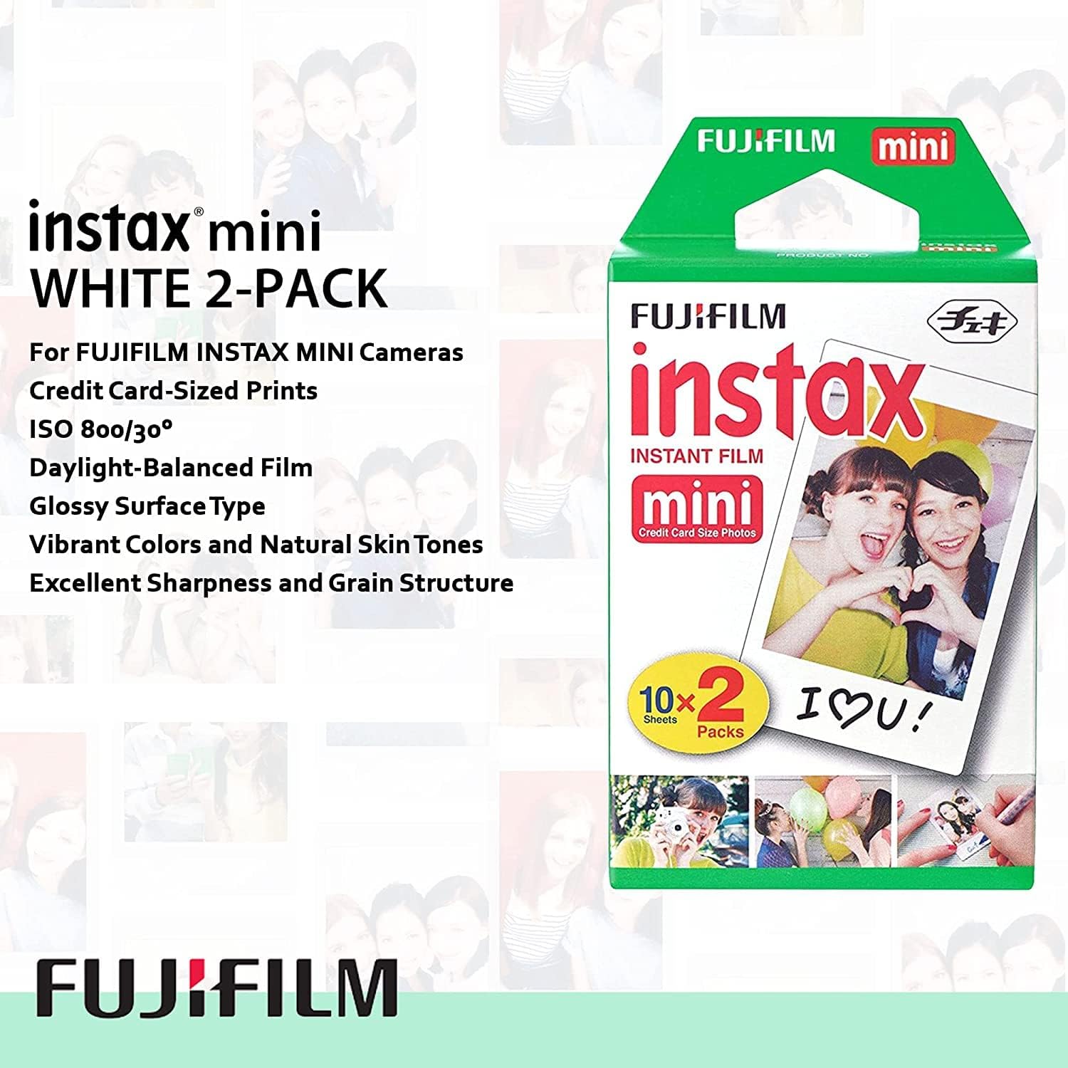 Fujifilm Instax Mini 12 Instant Film Camera Bundle with Accessories (Pastel Blue)