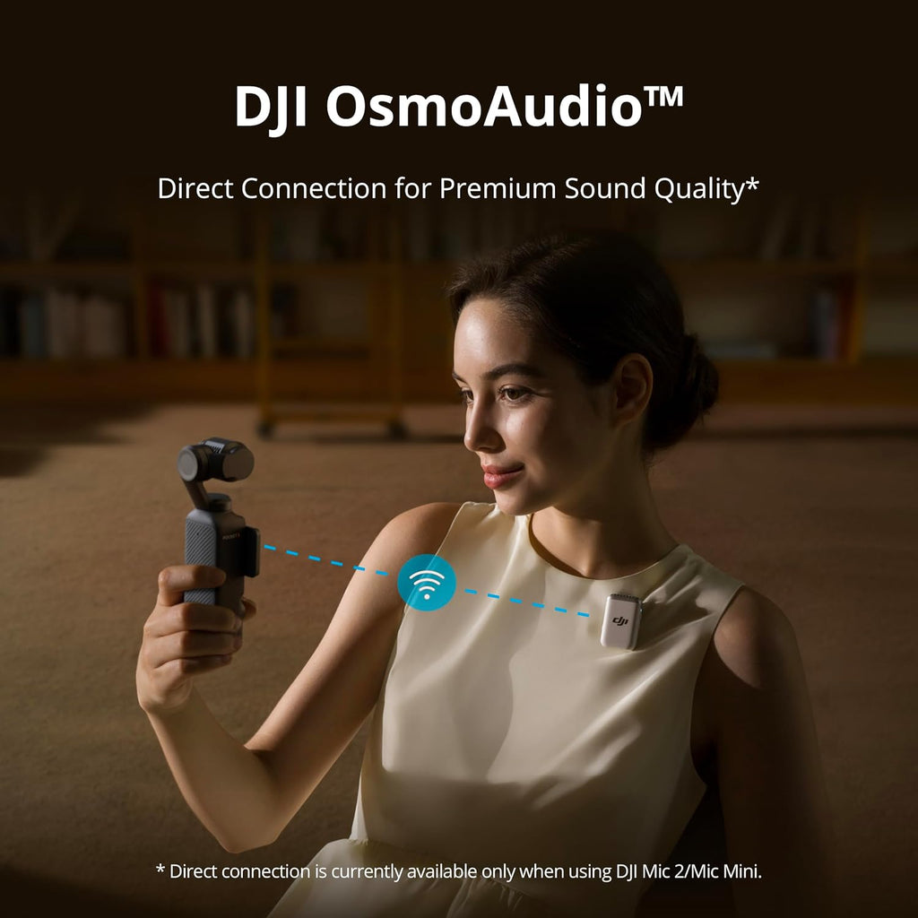 DJI Osmo Pocket 3 Creator Combo, 1'' CMOS, 4K Resolution/120fps Vlog Camera, 3-Axis Stabilization, Face/Object Tracking, Mic Included for Clear Sound, Digital Camera for YouTube