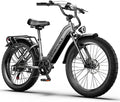Cybervelo 750W Peak Electric Bike for Adults,up 80 Miles Removable Battery Ebike, 26' Electric E Bike with 7-Speed,Adult Electric Bicycles for Commute Beach Snow Womens/Man All Terrain