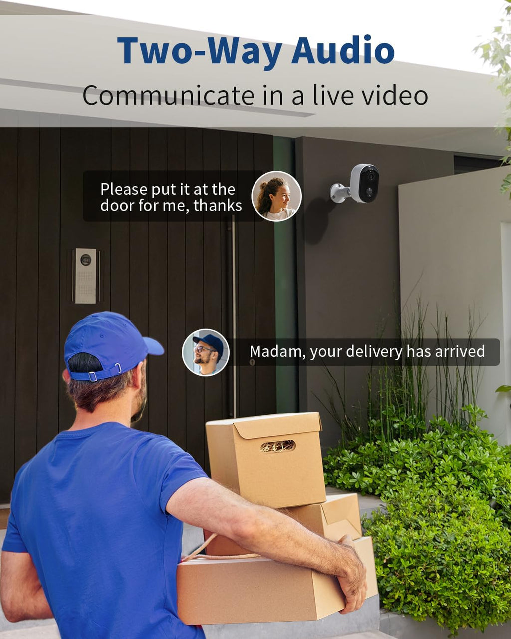 Armorcope Security Cameras Wireless Outdoor, Battery Powered 2k Color Night Vision, AI Motion Detection, IP66 Weatherproof, 2-Way Talk, SD/Cloud Storage, 2.4Ghz WiFi Cameras for Home Security