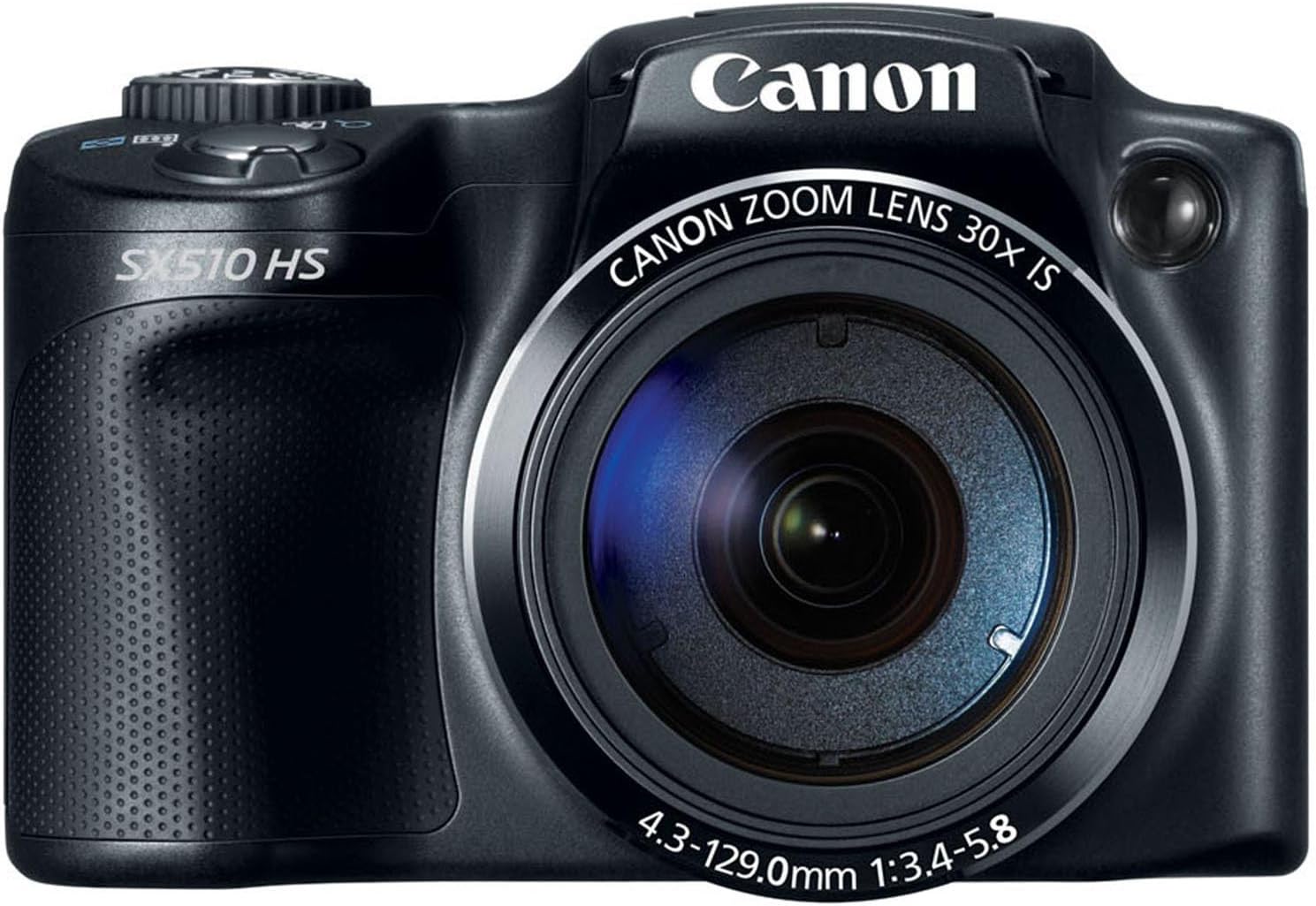 Canon PowerShot SX510 HS Digital Camera, Black (Renewed)