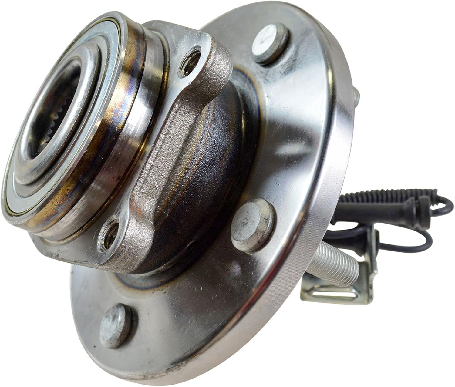 TRQ 2 Piece Front Rear Wheel Bearing & Hub Assembly Set Compatible with 2008-2011 Chrysler Town & Country Dodge Grand Caravan 2009-2011 Volkswagen Routan