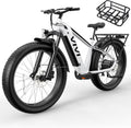 Vivi ACE01 Electric Bike for Adults,26' x 4.0 Fat Tire Ebike,750W Peak Motor Torque Sensor Electric Mountain Bike,20MPH Electric Bicycle with 48V 15AH Battery,Hydraulic Brake,SGS Certified to UL2849