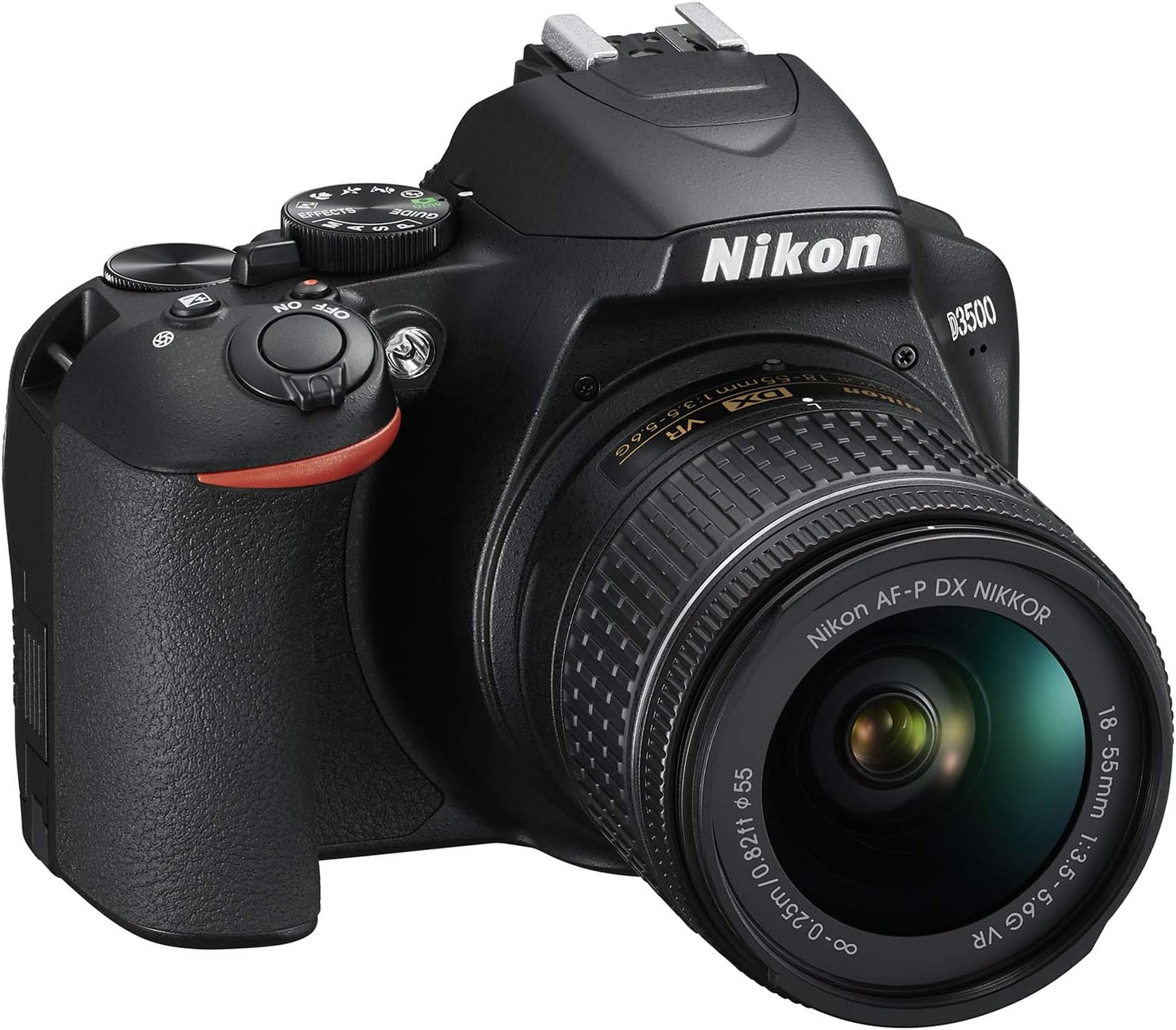 Nikon D3500 24.2MP DSLR Camera with AF-P DX NIKKOR 18-55mm f/3.5-5.6G VR Lens (1590B) – (Renewed)