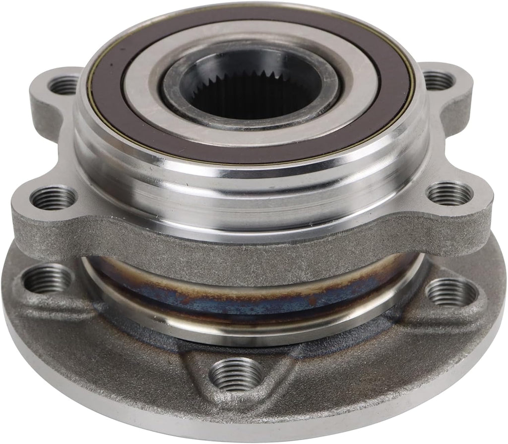TRQ Front Left and Right Wheel Bearing and Hub Assembly Set 2 Piece Compatible with 2018-2021 Volkswagen Atlas 2020-2021 Atlas Cross Sport