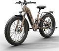 PUCKIPUPPY Electric Bike for Adults 960W, 48V 20AH Battery Adult Electric Bicycles, 26' Fat Tire Full Suspension Step-Thru Ebike, 28MPH Mountain Ebike, 7 Speed, 80Miles Range