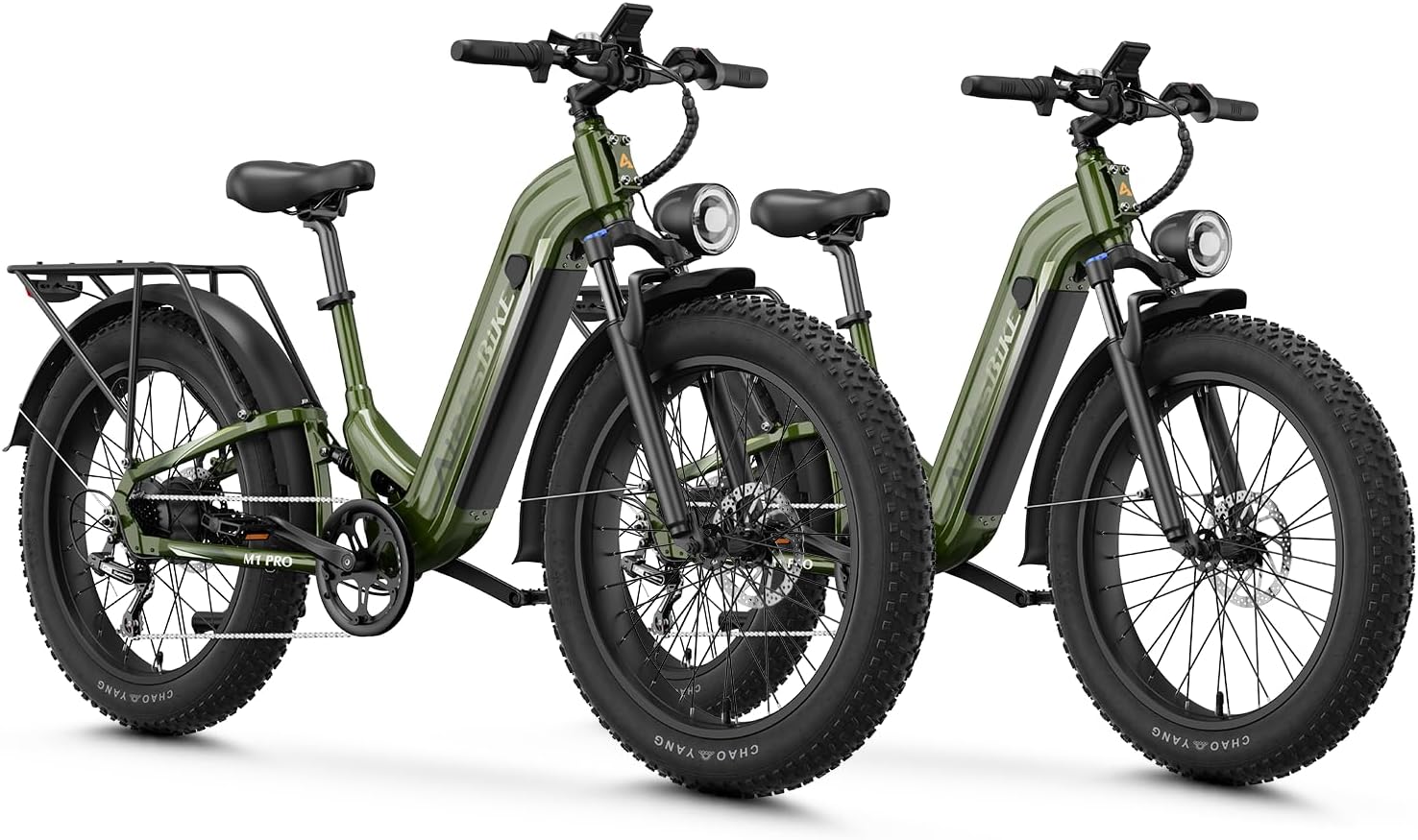 Aipas M1 Pro Electric Bike, 1800W Peak Motor Electric Bike for Adults, 26'' x 4.0'' Fat Tire Ebike, 48V 17.5Ah Electric Mountain Bike, 36MPH, 85 Miles Electric Bicycle, 7 Speed, 110NM with Rear Basket