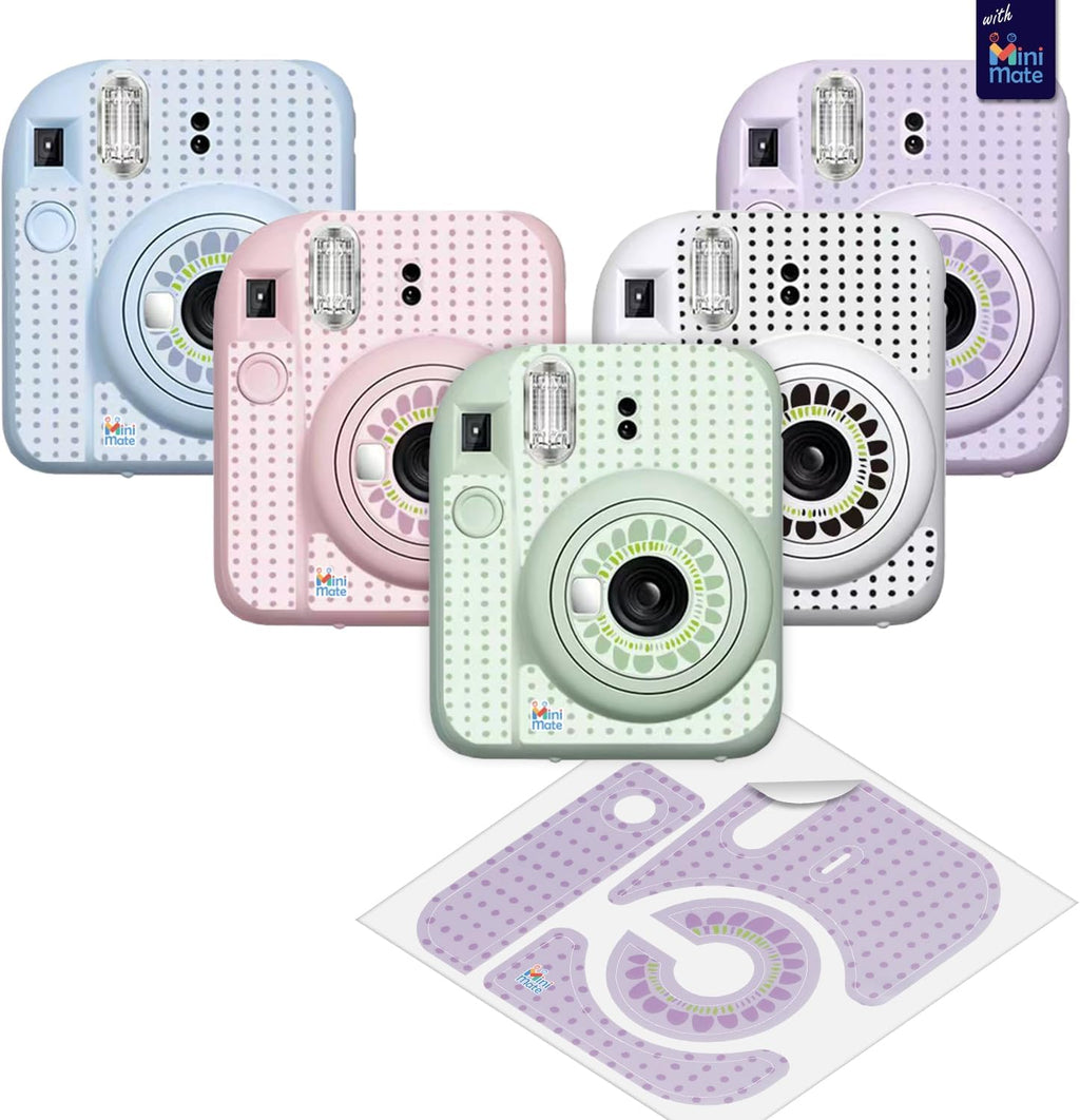 Fujifilm Instax Mini 12 Instant Camera Lilac Purple + Carrying Case + Fuji Instax Film Value Pack (40 Sheets) Accessories Bundle, Color Filters, Photo Album, Assorted Frames