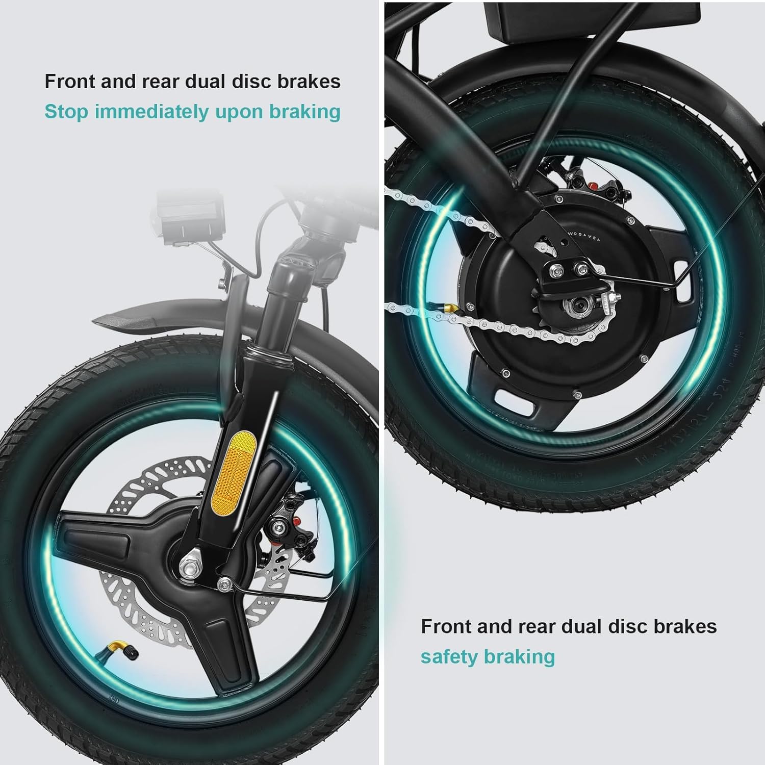 LELEKUAI Electric Bike for Adults, 1200W Peak Motor Commuter Ebike, 20-28MPH Speed, 32 Miles Range, Removable Waterproof Battery, Dual Disc Brakes Electric Bicycle, UL 2849 Certified