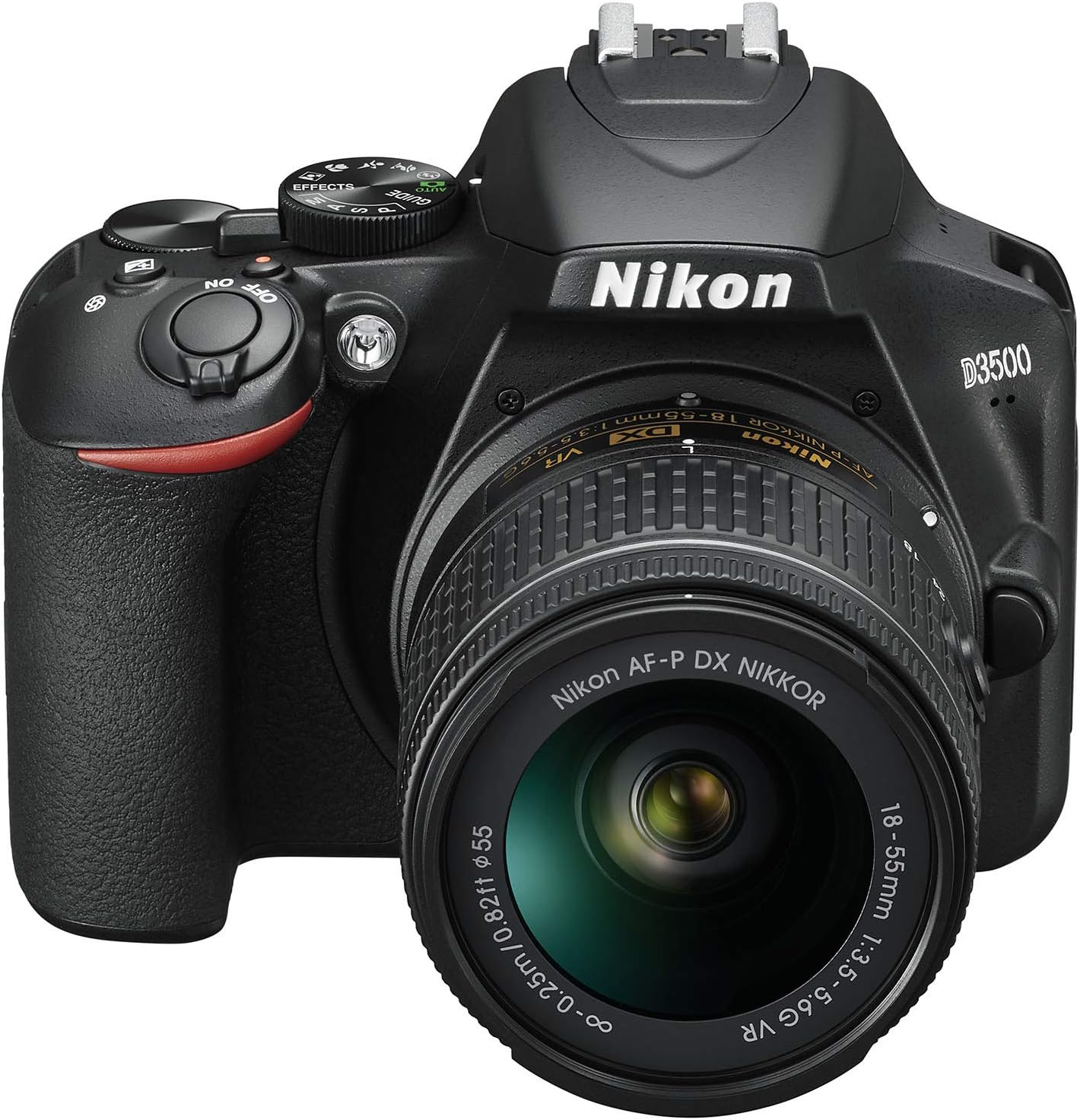 Nikon D3500 24.2MP DSLR Camera with AF-P DX NIKKOR 18-55mm f/3.5-5.6G VR Lens (1590B) – (Renewed)