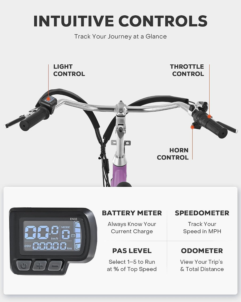 VIRIBUS Electric Tricycle for Adults, 24 26 inch Electric Trike with 468Wh Removable Battery, 250W/350W(Peak 500W) 3 Wheel Electric Bikes for Seniors, Motorized Adult Tricycles Women Men 330 lb.