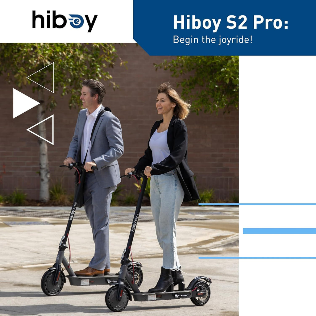 Hiboy S2 Pro/X300 Electric Scooter, 500W Motor, 10'/12' Tires, 25/38 Miles Range E Scooter, 19/23 Mph Folding Commuter Electric Scooter for Adults
