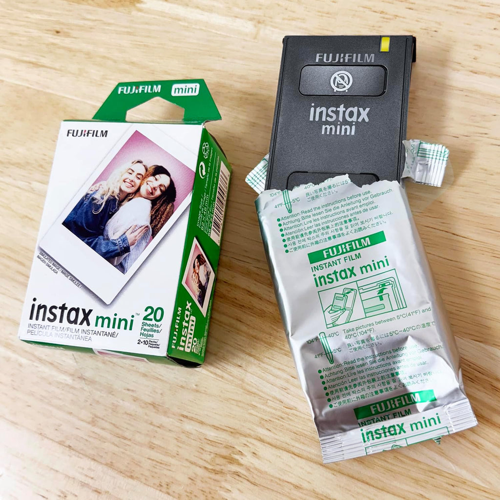 Fujifilm INSTAX Mini Instant Film (White) for Fujifilm Mini 8 & Mini 9 Cameras w/Microfiber Cloth by Quality (80)