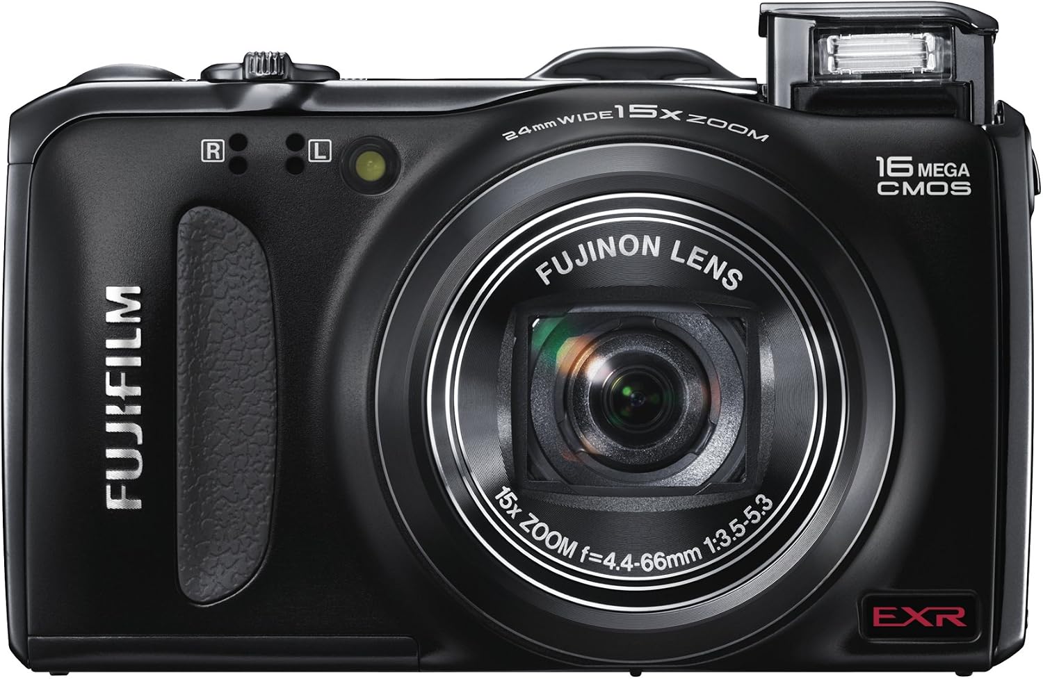 Fujifilm FinePix F600EXR 16 MP Digital Camera with CMOS Sensor and 15x Optical Zoom (Black)