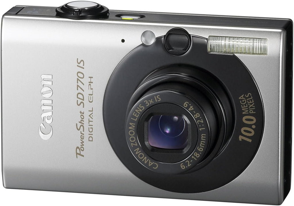Canon PowerShot SD770IS 10MP Digital Camera with 3x Optical Image Stabilized Zoom (Black)