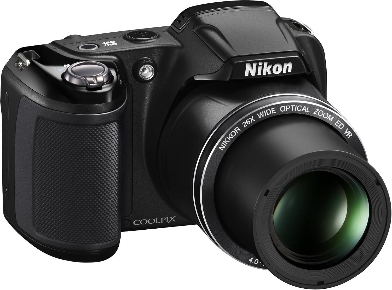Nikon Coolpix L330 Digital Camera (Black) (Renewed)