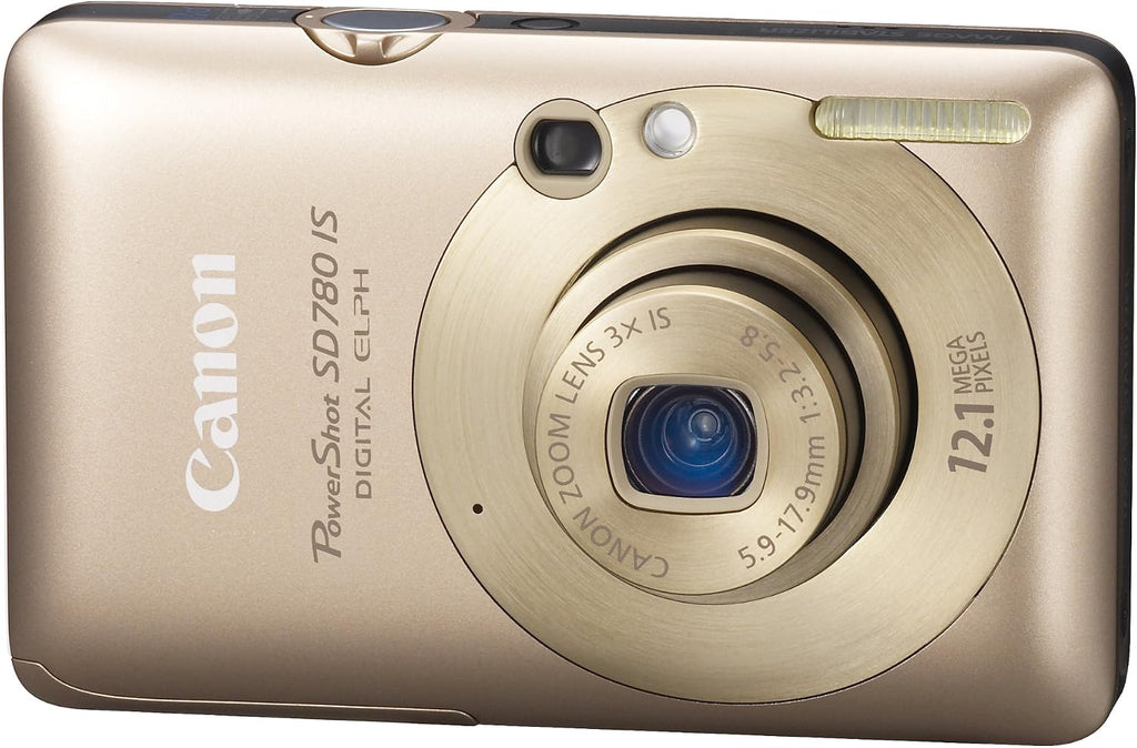 Canon PowerShot SD780IS 12.1 MP Digital Camera with 3x Optical Image Stabilized Zoom and 2.5-inch LCD (Gold)