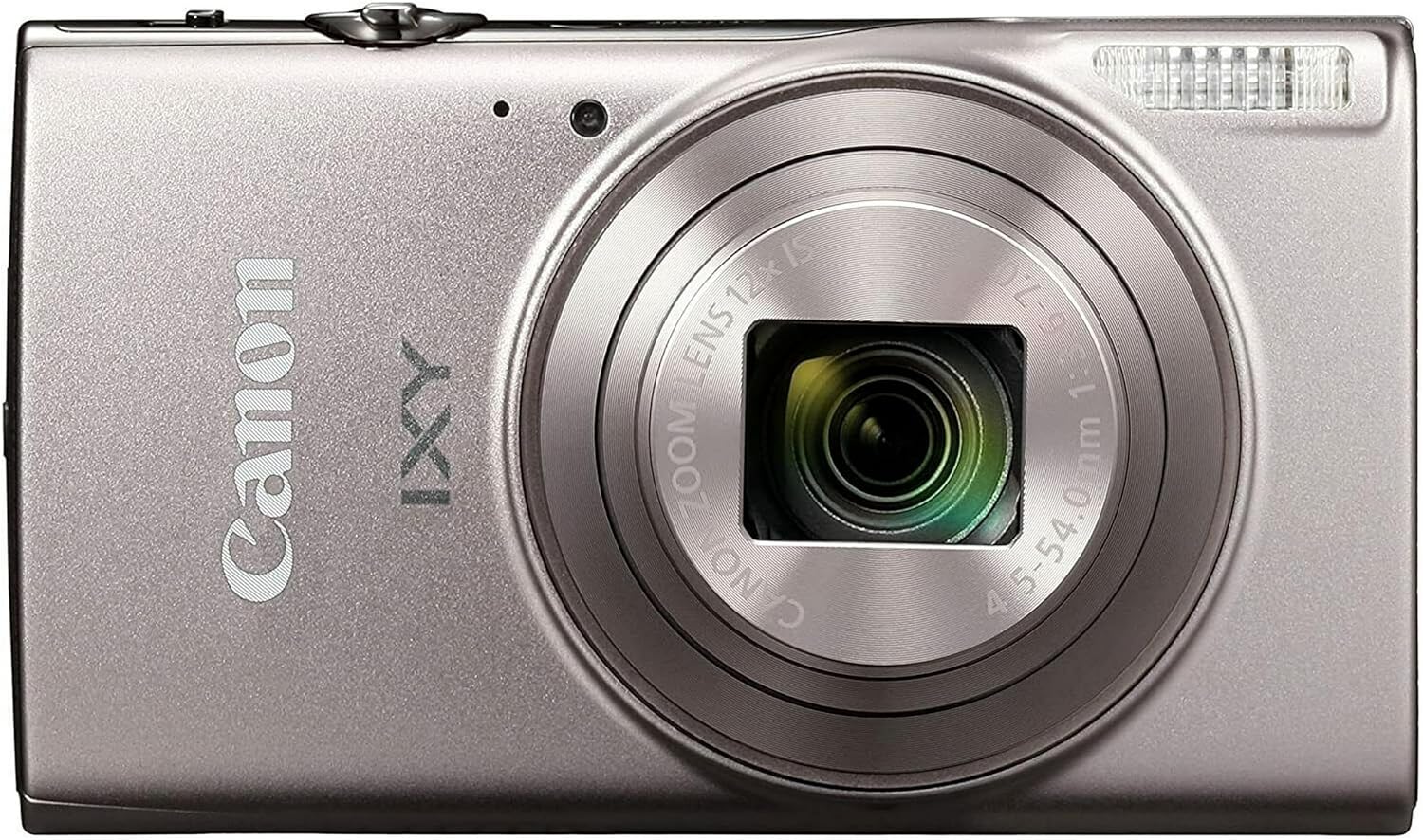 Canon PowerShot IXY 650 (ELPH 360) HS Digital Camera (Silver)+ 64GB Memory + Stabilizing Grip + Software Pack +More (Renewed)