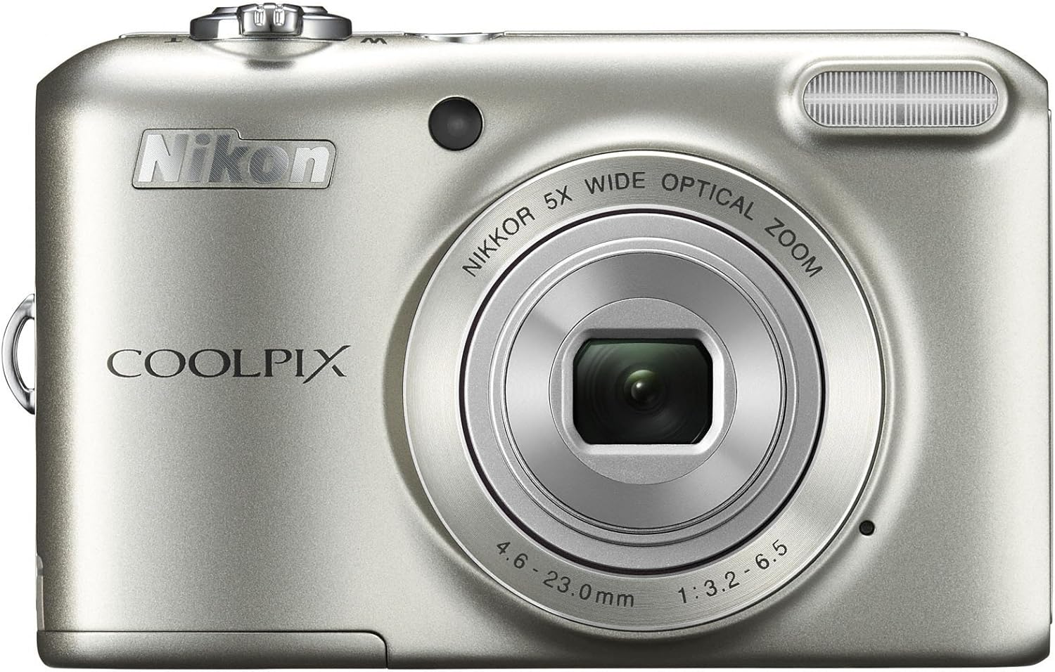 Nikon COOLPIX L28 20.1 MP Digital Camera with 5x Zoom Lens and 3' LCD (Silver) (OLD MODEL)