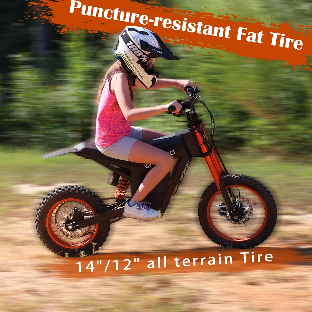 Tuttio Electric Dirt Bike Teens Adults 2000W/3000W 220NM 37MPH Electric Bike 48V 21AH Removable Battery with Hydraulic Brakes (21AH Dirt Bike)