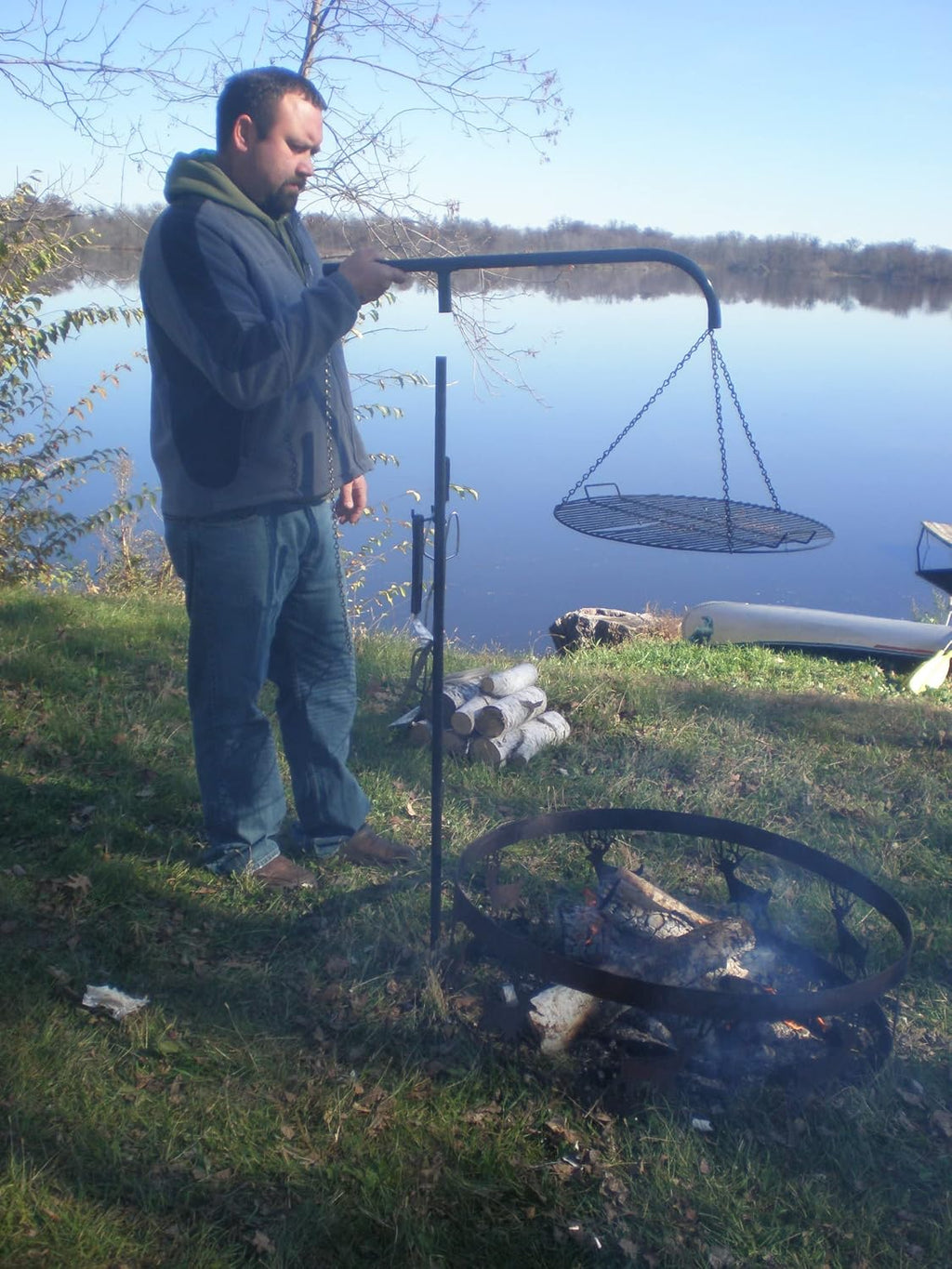 Wimpy's Swing-away Campfire Grill