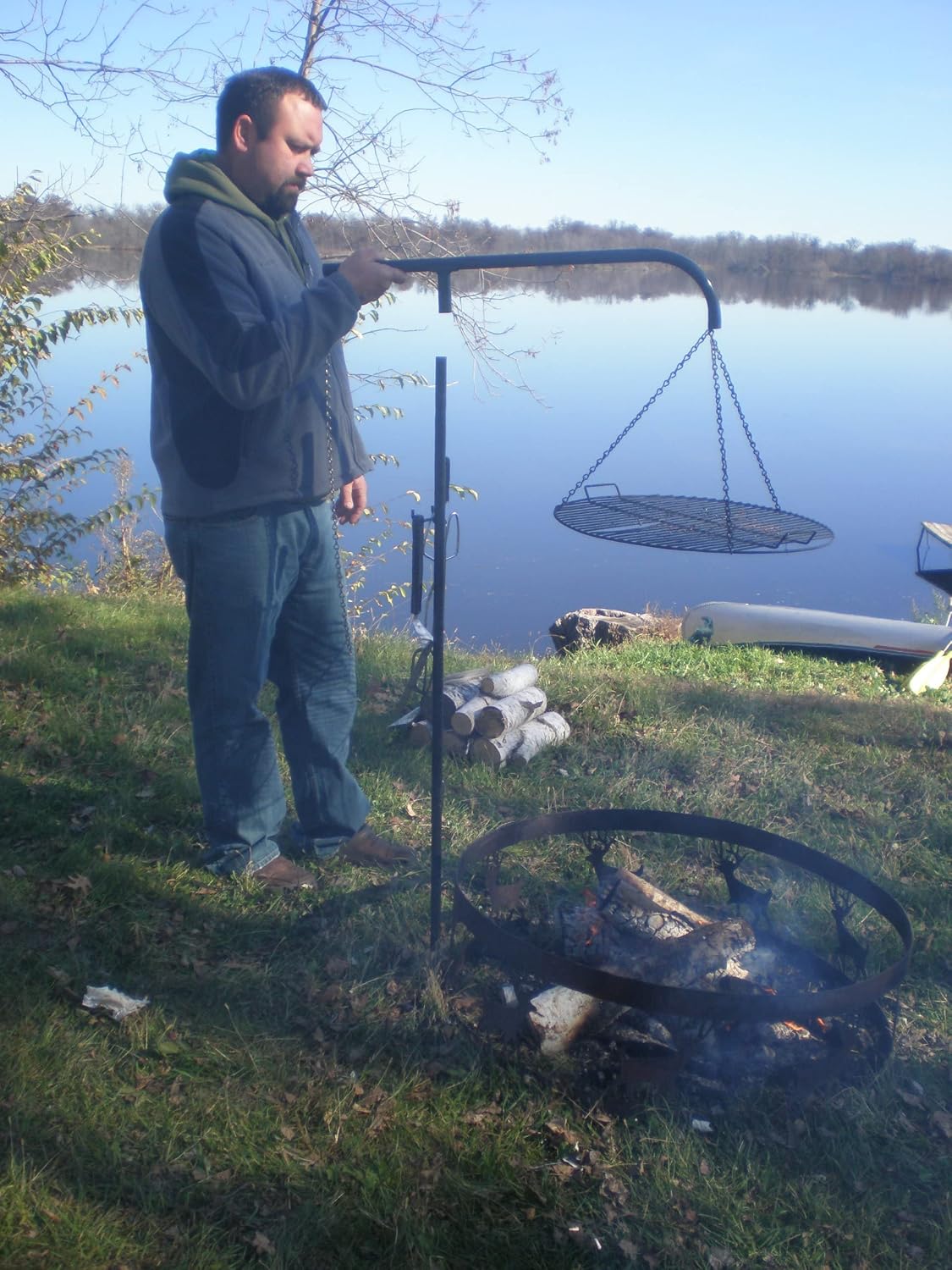 Wimpy's Swing-away Campfire Grill