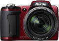 Nikon Coolpix L110 12.1MP Digital Camera with 15x Optical Vibration Reduction (VR) Zoom and 3.0-Inch LCD (Red)