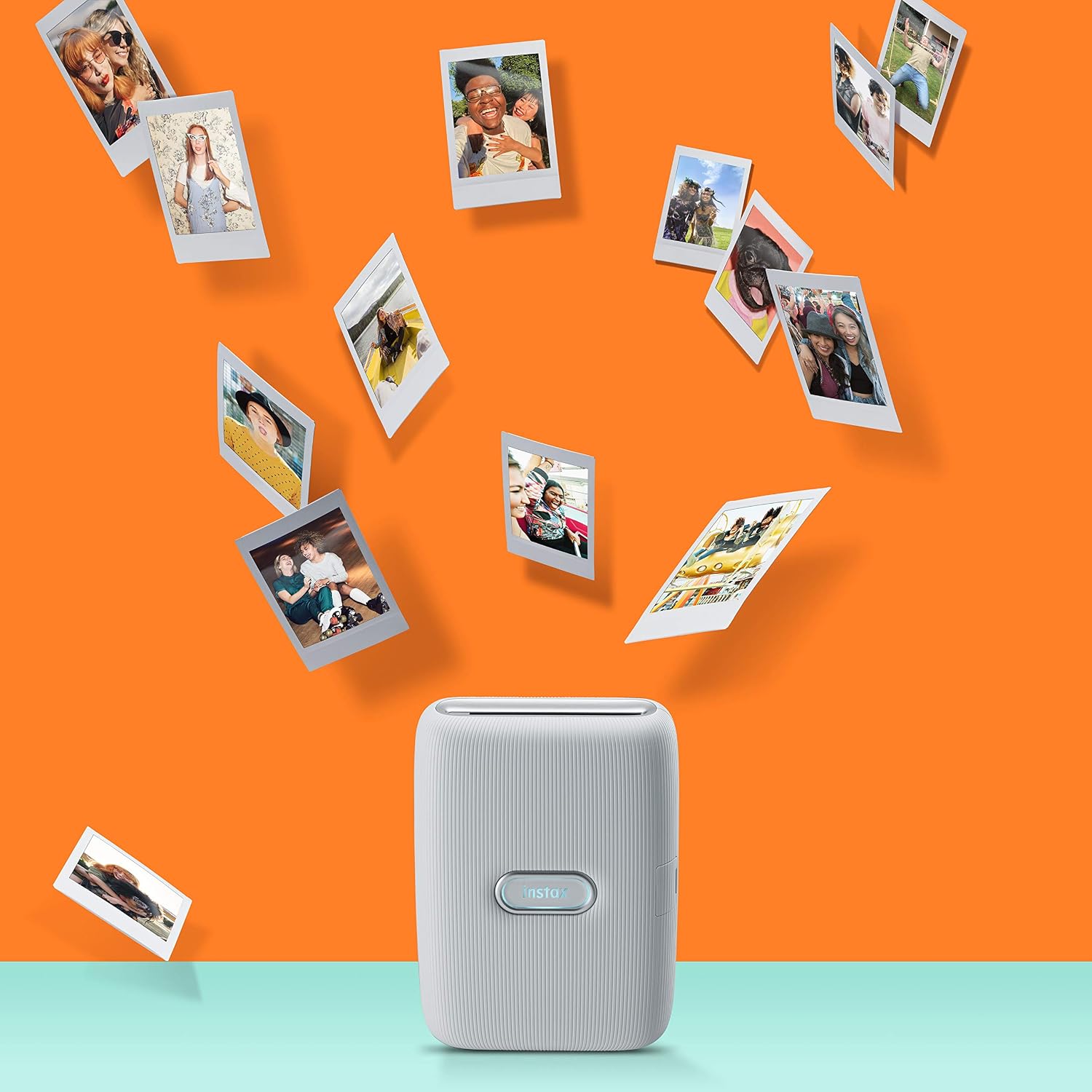 Fujifilm Instax Mini Link Smartphone Printer - Ash White