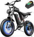 Electric Bike for Adults,1000/1500W, 30/35MPH, 48V 15.6/20AH Battery, Max 30-60 Miles Electric Dirt Bike, 20' Fat Tire Ebikes, UL2849&GCC Certified Electric Motorcycle for Mountains, Snow, Sand, Road