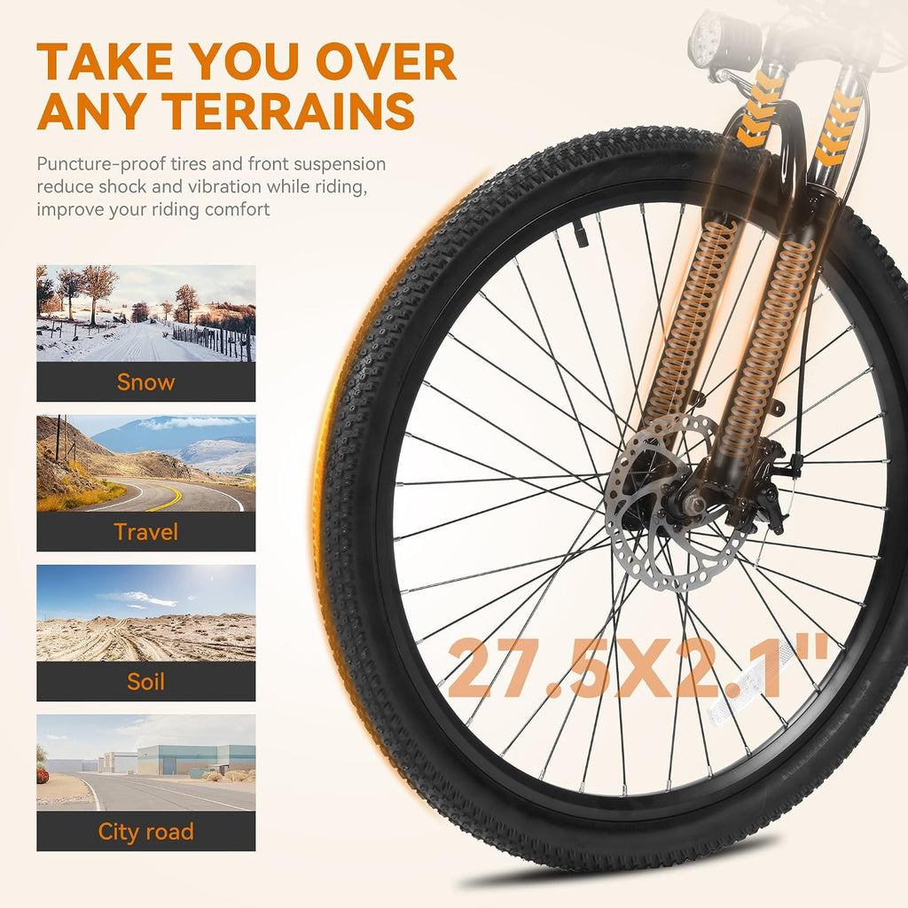 ACTBEST Apex Electric Bike for Adults, 21-Speed Electric Mountain Bike with 1200W Peak Motor, 28MPH Top Speed, 48V Removable Battery E Bike, 55-Mile Max Range Bicycle for Urban & Outdoor Use