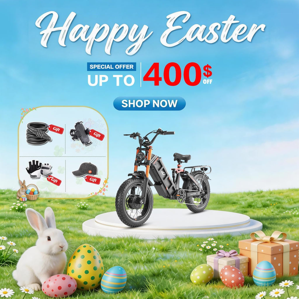 eAhora 2026 Juliet Pro 2 43-31Mph Electric Bike for Adults 5400W Dual Motor Ebike 60V/70Ah 48V/60Ah 200+Miles Long Range Electric Bicycle 20' Fat Tires Full Suspension Electric Mountain Bike