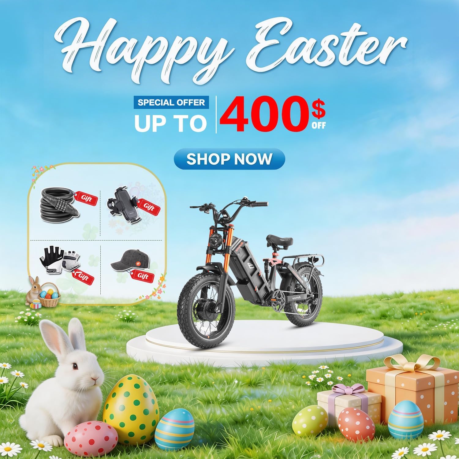 eAhora 2026 Juliet Pro 2 43-31Mph Electric Bike for Adults 5400W Dual Motor Ebike 60V/70Ah 48V/60Ah 200+Miles Long Range Electric Bicycle 20' Fat Tires Full Suspension Electric Mountain Bike