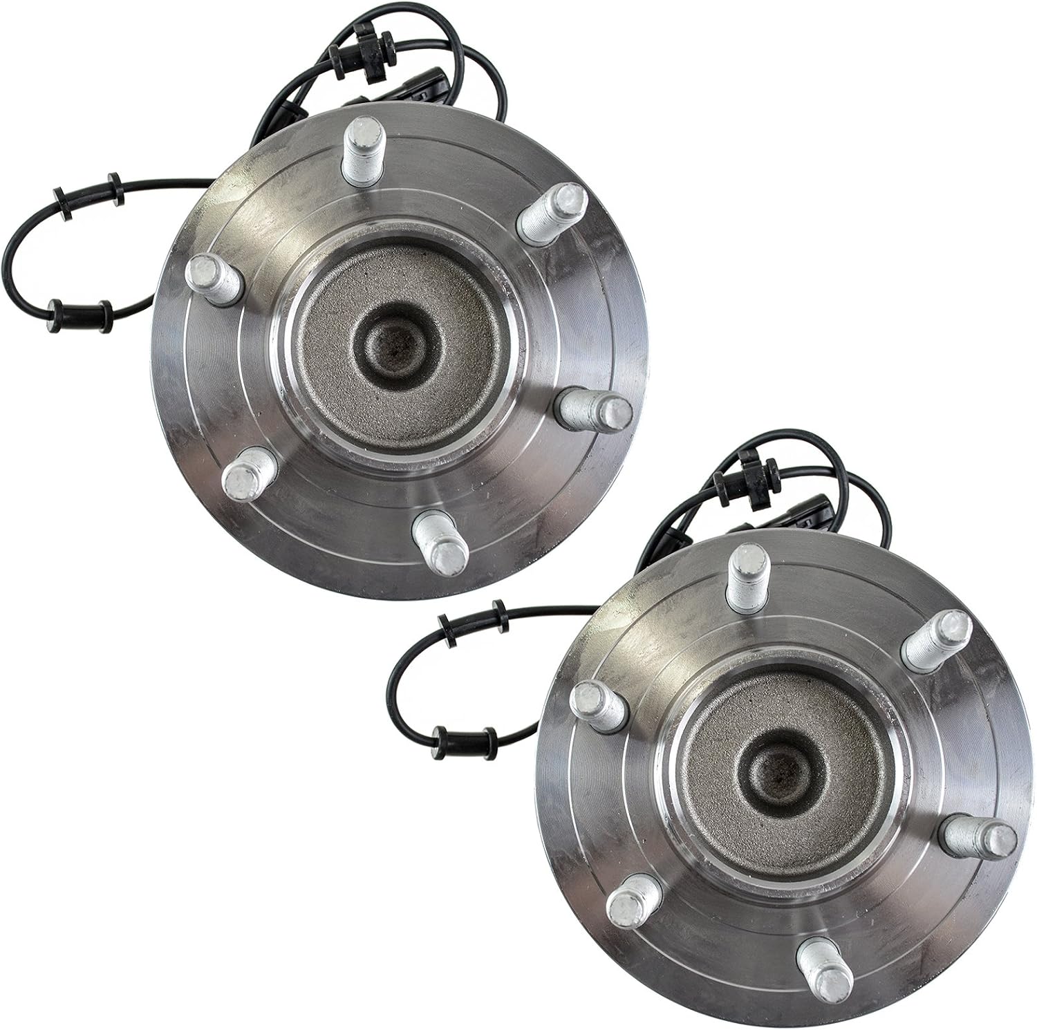 TRQ Front Left and Right Wheel Bearing and Hub Assembly Set 2 Piece Compatible with 2002-2006 Ford Expedition Rear Wheel Drive 2002-2006 Lincoln Navigator Rear Wheel Drive