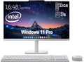 Lenovo All in One Desktop with Intel Ultra-Fast 4-Core CPU| 24 inch Full HD Display| 16GB RAM, 256GB PCIe SSD| Wi-Fi 6| Bluetooth| USB, Ethernet Port| Windows 11 | HDMI Out| Wireless Keyboard & Mouse