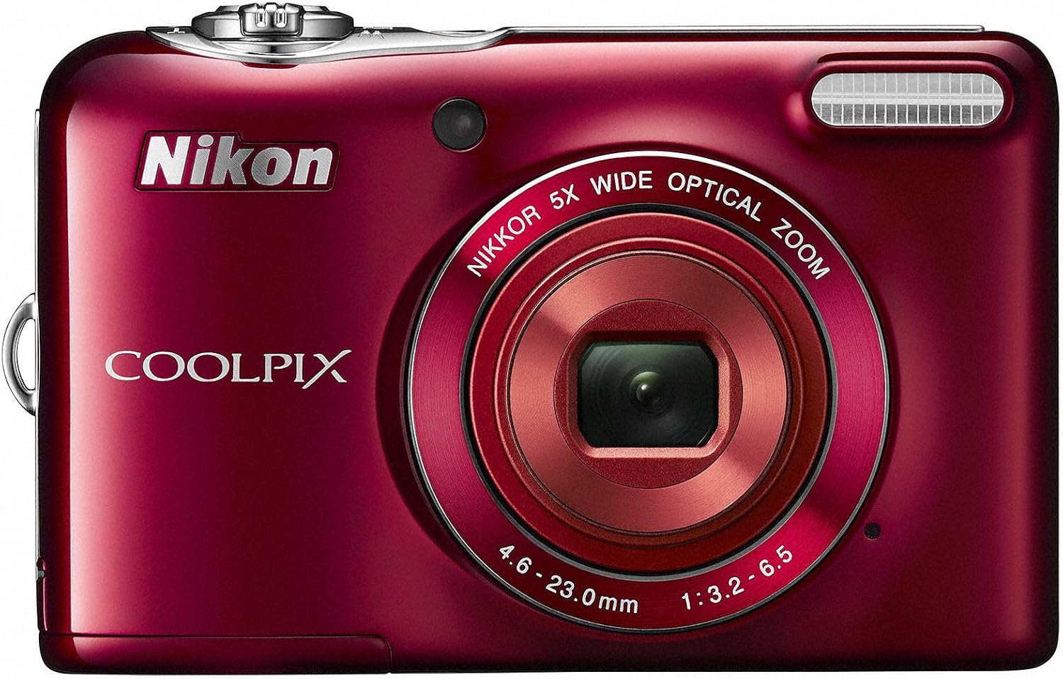 Nikon Digital Camera COOLPIX L30 5 Times Zoom Dry Cell Type red L30RD 20,050,000 Pixels