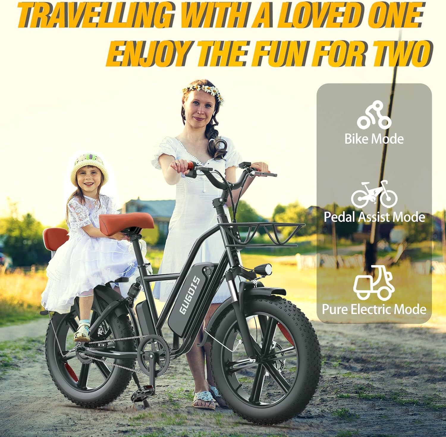 Electric Bike for Adults, 16'/20' Tire E-Bike with 750W/1000W Peak Motor, 48V Removable Battery, Up to 45/60 Miles Range & 28/30MPH, Folding Electric Bike for City and Outdoor Ride