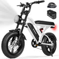 ESKUTE V100 Electric Bike for Adults, Electric Dirt Bike 1500W Peak Motor, All Terrain Dual Suspension E Bike 28MPH Top Speed, Ebike Up to 60 Miles Range, 16' Fat Tire, 48V13Ah Battery, 7-Speed