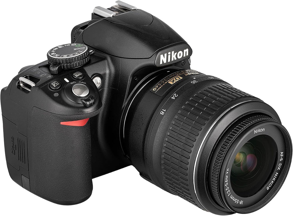 Nikon D3100 14.2MP DSLR Camera with AF-S DX 18-55mm f/3.5-5.6 VR Zoom Lens - (Black) (Discontinued) (Renewed)
