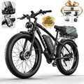 Electric Bike for Adults 9000w Peak Dual Motor Electric Bicycle 58V32Ah, 24'x4' Fat Tire Mountain E-Bike with Hydraulic Disc Brakes, Off-Road & Commuting (UL Certified)