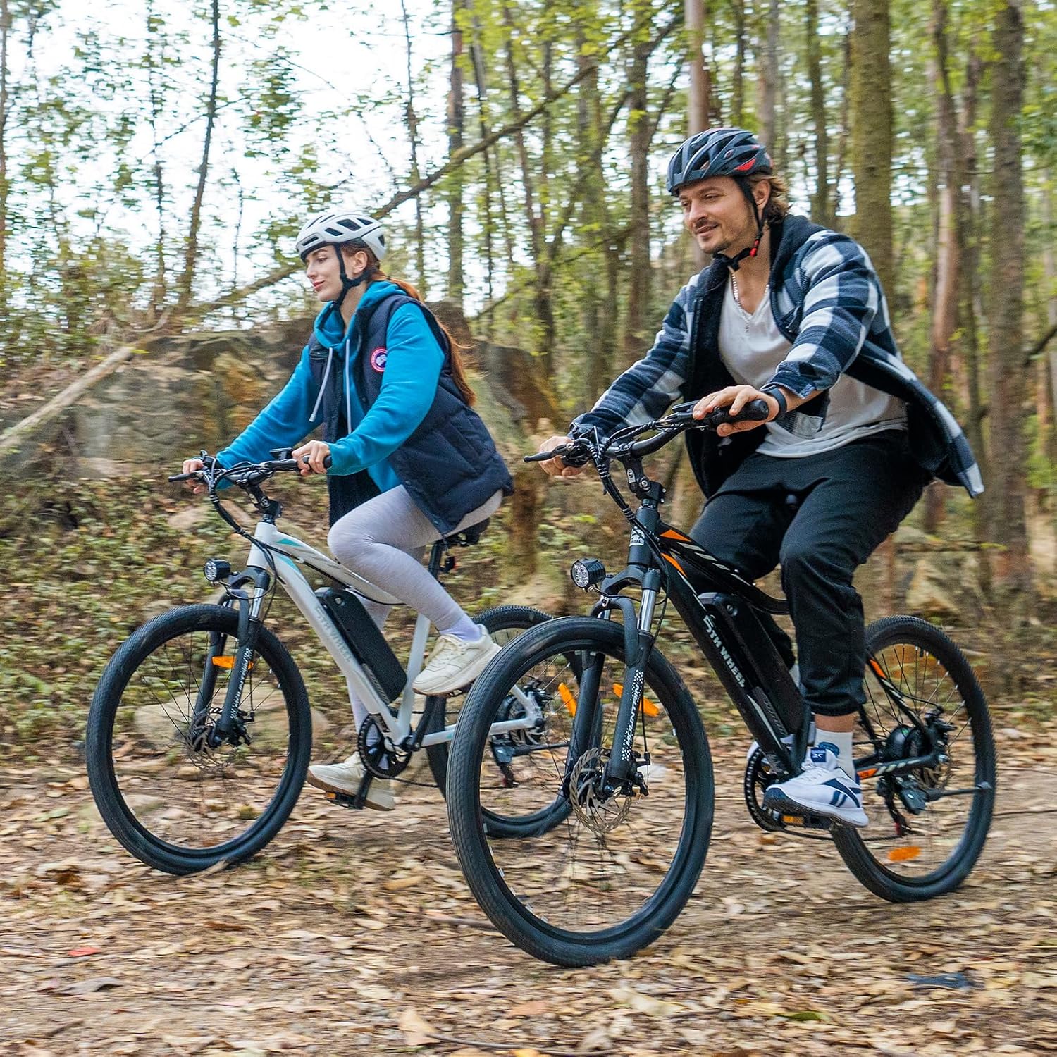 5TH WHEEL Mate Electric Bike for Adults, 1000W Peak Motor, 23MPH Top Speed, 468WH Removable Battery, 26 inch Commuting & Mountain E-Bike with Color LCD Display, 7-Speed Gears & Adjustable Stem Bicycle
