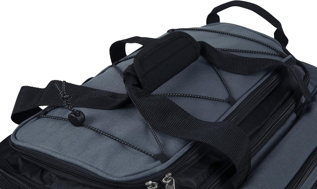 ONIVA - a Picnic Time brand Buccaneer Portable Charcoal Grill & Cooler Tote, (Black with Gray Accents)