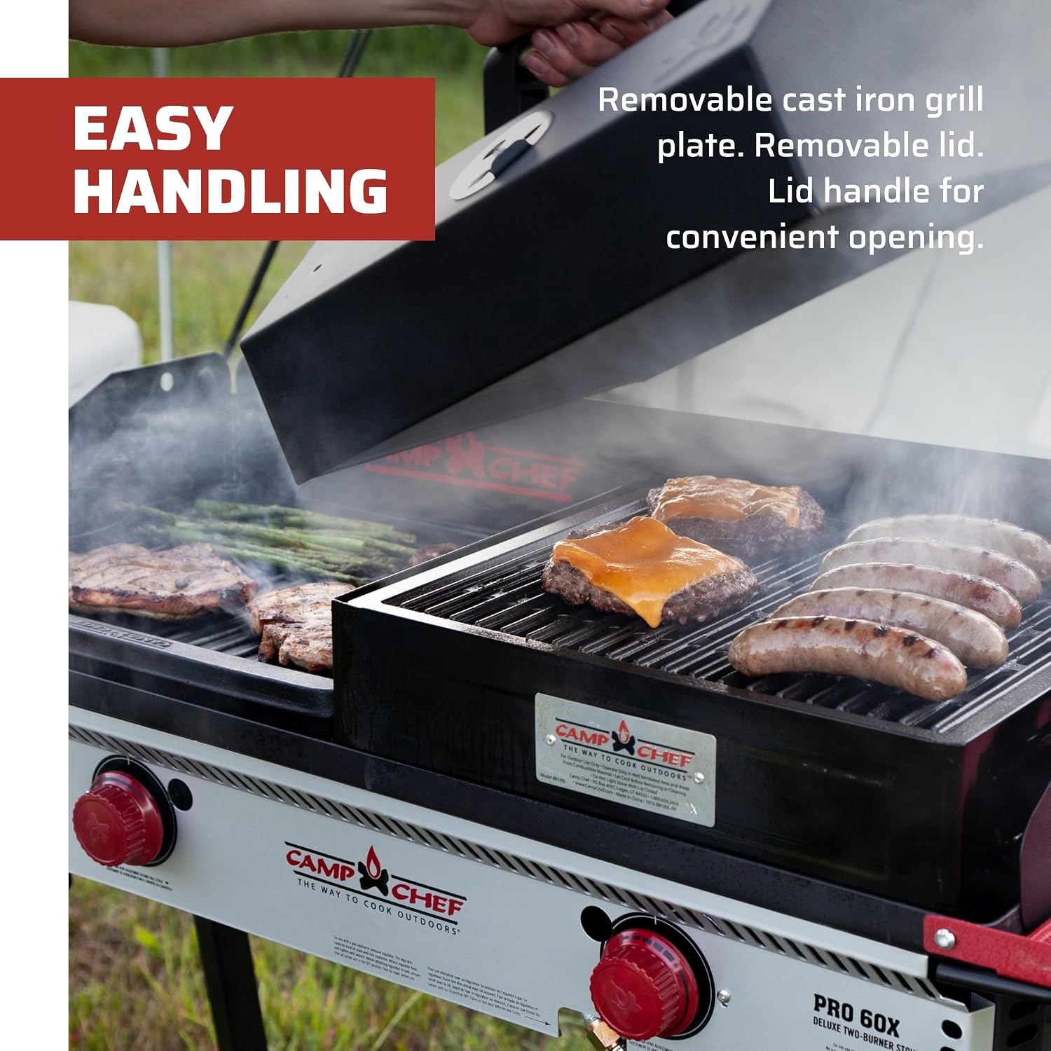 Camp Chef BB100L Barbecue Box with Lid Fits 14' Blue Flame Cooking Systems