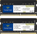 Timetec 16GB KIT (2x8GB) DDR4 2133MHz (PC4-2133P) PC4-17000 SODIMM Laptop RAM – 260-Pin 1.2V CL15 Non-ECC Unbuffered Memory Module for Laptop, Notebook, Mini PC, All-in-One